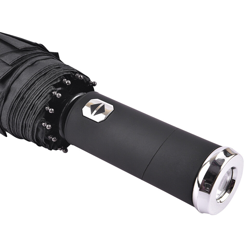 TORCHELLA - Automatic Open-Close Umbrella with Rotatable Torch (Flashlight)