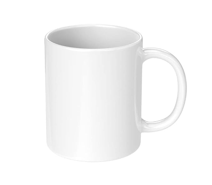 CERAMIC MUG - Customizable White Ceramic Mug - 350 ML