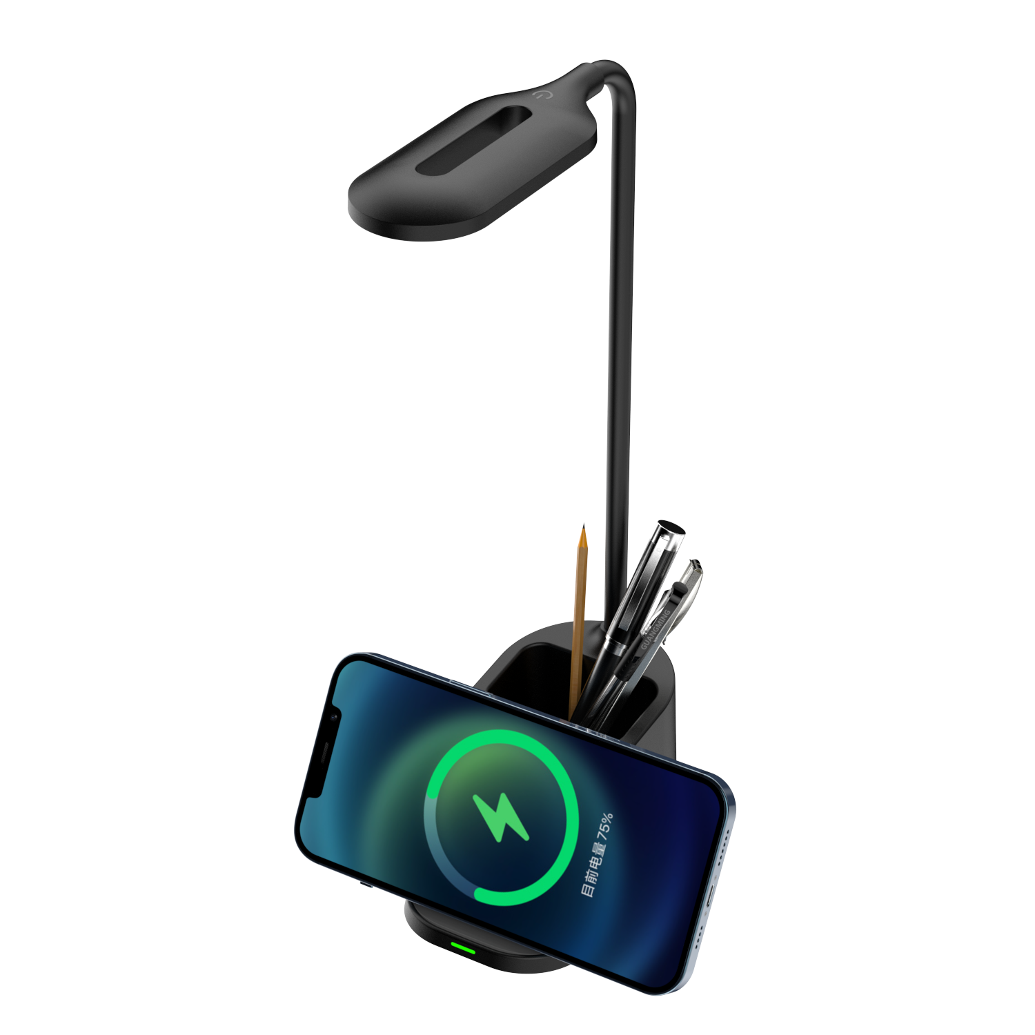 BOLT - LED Touch Lamp with Wireless Mobile Charging