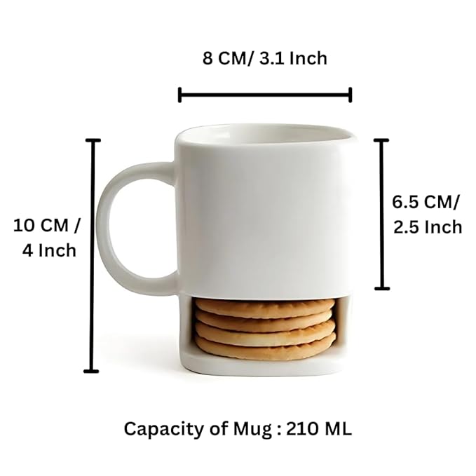 CERAMIC COOKIE - Ceramic Cookie Mug - 210 ML