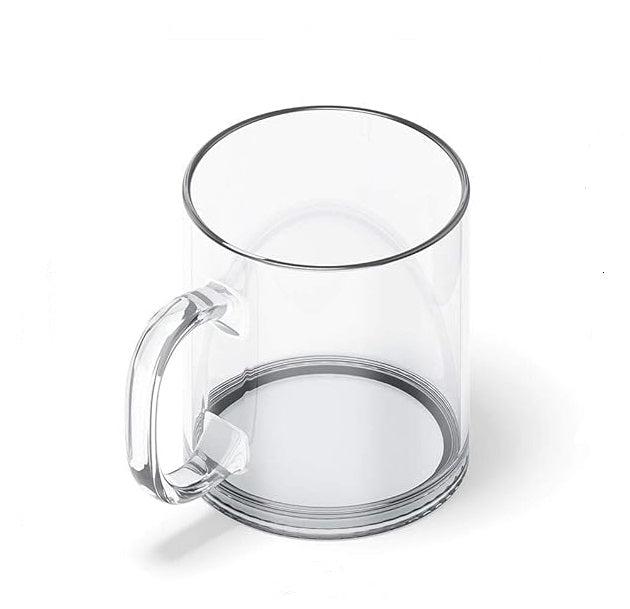 GLASS MUG - Customizable Glass Mug - 330 ML