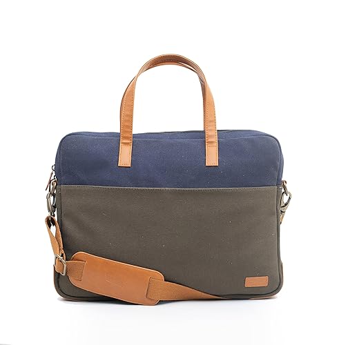 Oliver - Laptop Messenger Bag - Olive