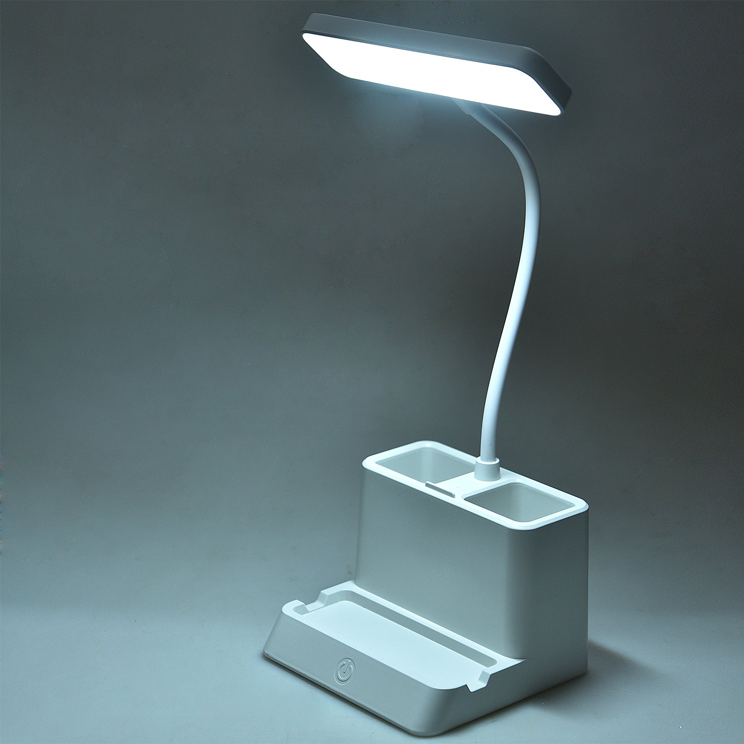 DESKLITE - LED Desk Lamp with Pen Holder & Adjustable Neck