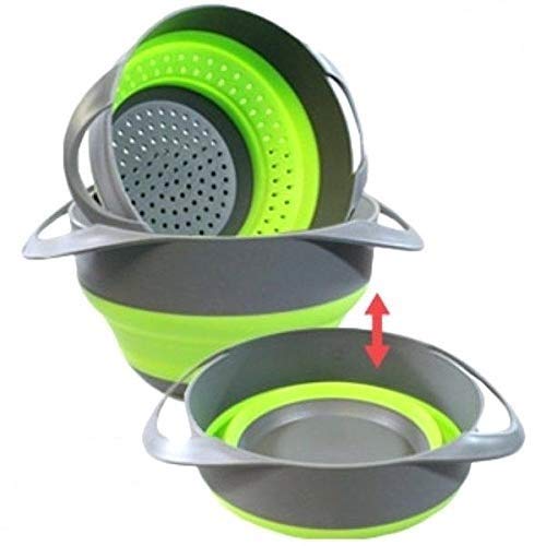 Silicone Colapsible Bowl(Set of 3)Best Basket for Washing & Storing,Vegetable,Fruit,Drainer