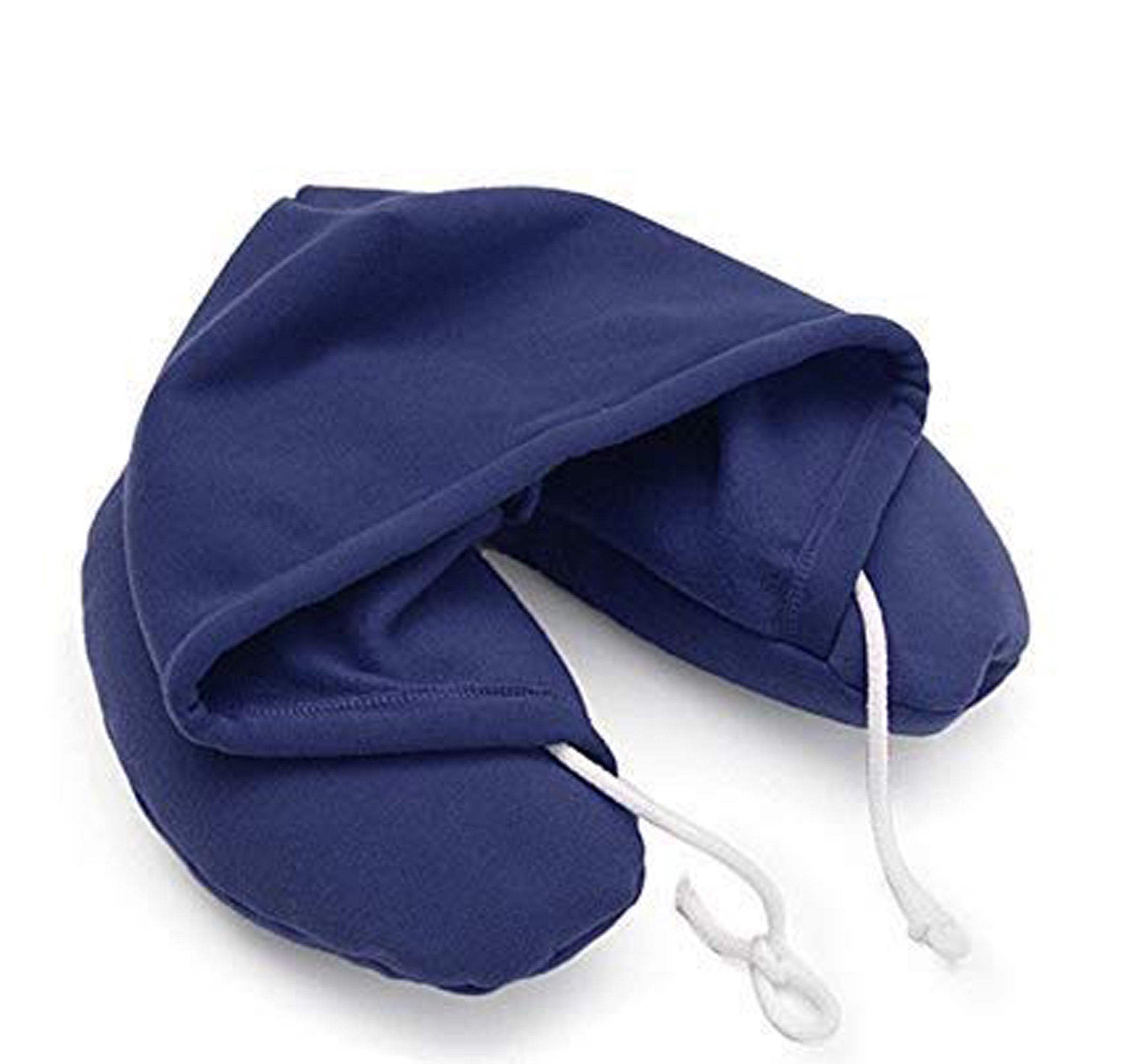 Soft Velvet Neck Pillow with Hoodie (Assorted Color)